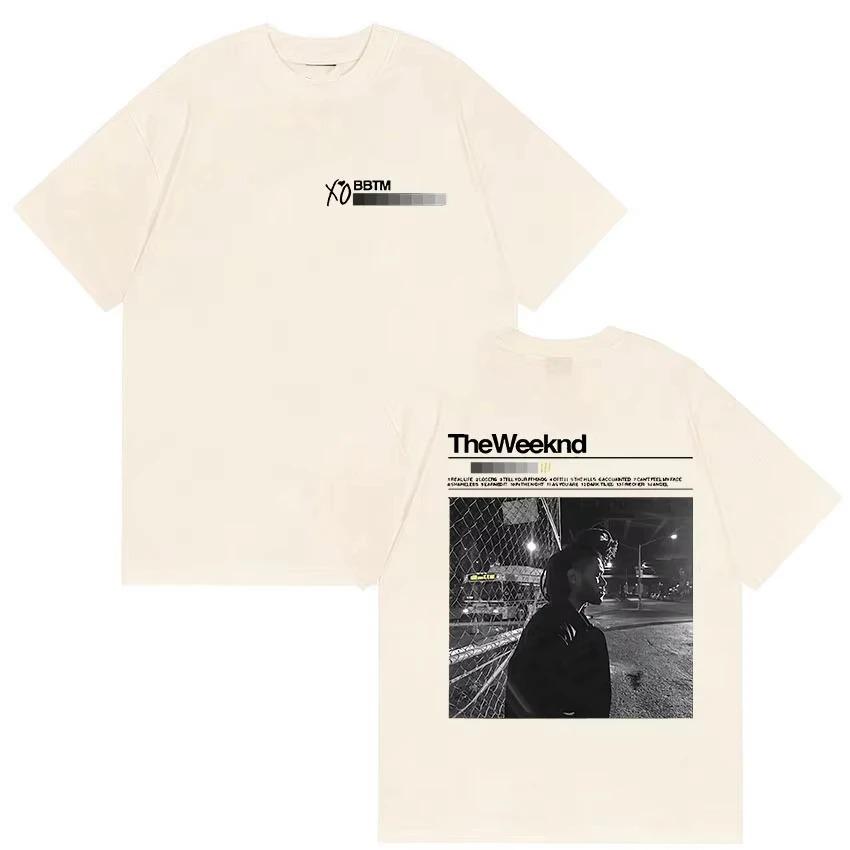 2026 Springsummer New T Shirt Limited The Weeknd XO Album Retro Style Gothic Clothing Tshirt Street Hip Hop TShirt