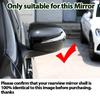 1 Pair Rear View Side Case Trim Black Style Car Rearview Mirror Caps for Mercedes Benz G GLE CLS Class W464 W167 X167 20-25