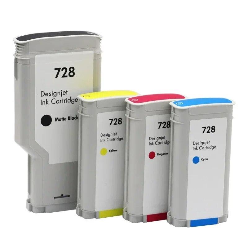 130ML 300ML Compatible HP 728 Compatible Ink Cartridge For HP Designjet T730 T830 Printer F9J68A F9J67A F9J66A F9J65A