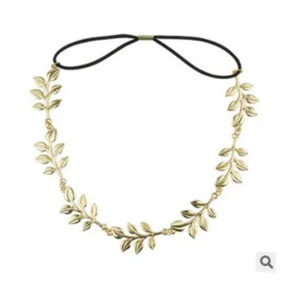 

Новая Мода Повязка на Голову Золотой Цвет Листья Эластичная Женская Милая Однотонная Свадебная Повязка для Волос Свадебное Украшение для Волос Подарок для Вечеринки Ювелирные Изделия A5047