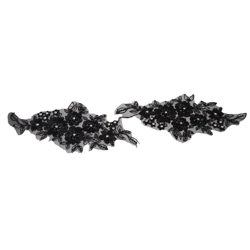 Handmade Sequin Decorative Patch Applique DIY Fabric Patch Cloth Sticker Beaded Flower Multiple Styles Fashion Accessories