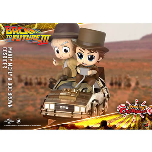 Back To the Future Part III Marty McFly & Doc Brown Cosrider