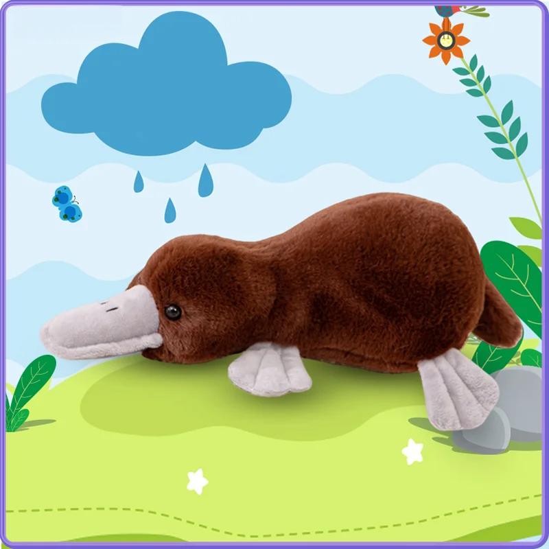 Peluche Ornitologo Giocattoli di Peluche Animali Ripieni di Simulazione Bambole in Posizione Sdraiata Cuscino Morbido Giocattolo Cartone Animato Kawaii Decorazioni per la Casa Regali di Compleanno per Bambini