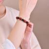 Handcrafted Natural Xinjiang Hetian Sheep Fat Jade Bracelet Men Geometric Style Ethnic Gift