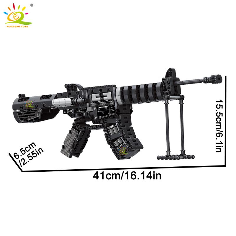 Non-Toxic 98K Ak47 Assault Rifle Model Building Blocks Military Army Weapon Pistol Building Block Imitation Gun Brick Toy For Kid