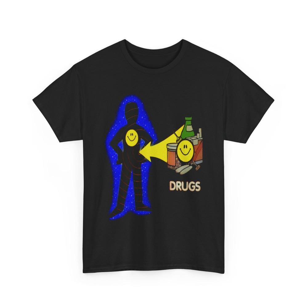 

1988 anti drug message straight up reproduction tshirt 2XL