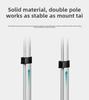Smart Household Appliance Double Rod Vertical Hanging Steam Portable Fast-heat Steam Ironing With Band Plate For Clothes