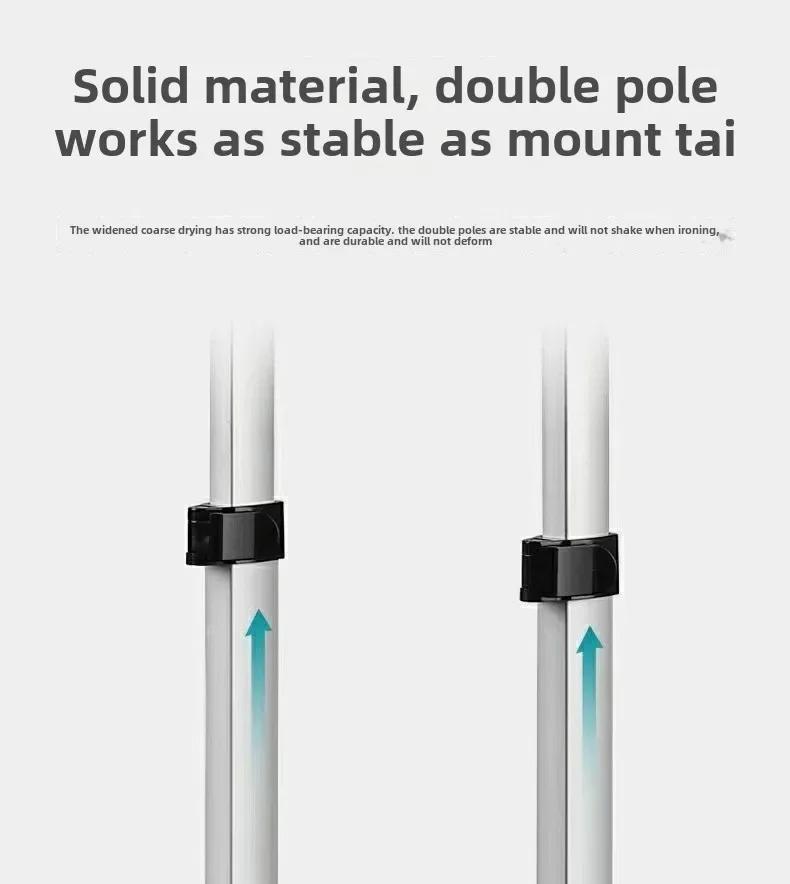 Smart Household Appliance Double Rod Vertical Hanging Steam Portable Fast-heat Steam Ironing With Band Plate For Clothes