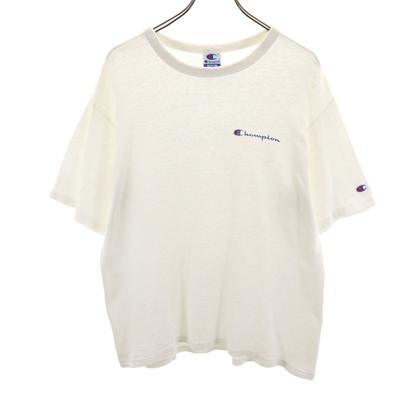 Champion Short Sleeve T-shirt M White Men's Used