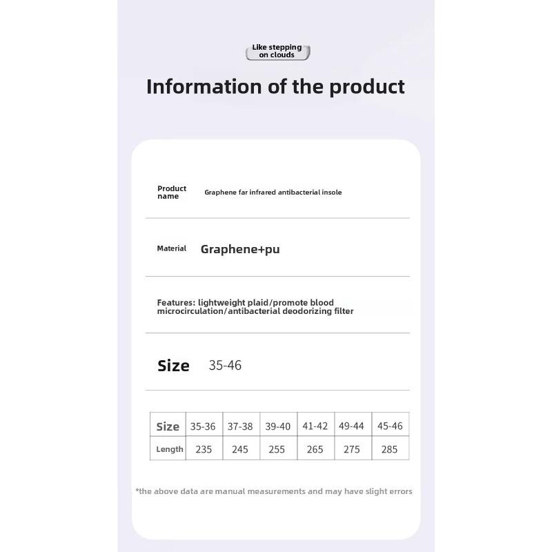 3pair Sports Insole Antibacterial Deodorant Massage Comfortable Sweat Absorption High Elastic Shock Absorption Shoe Sole