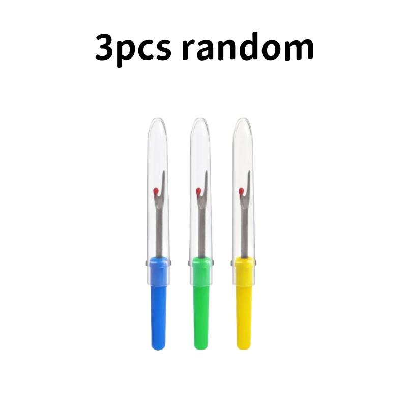1/10pcs Sewing Thread Remover Seam Ripper Stitch Unpicker Sewing Tools Thread Cutter Plastic Handle Craft Tool Sewing Accessory