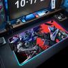 Omen valorant Mouse Pad RGB Mousepad da Gioco Grande Pad LED Tappetino da Scrivania per PC Tappetino Luminoso per Mouse Tappetini Grandi per Tastiera Tappeto da Tavolo Con