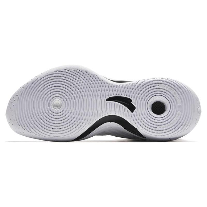 Anta KT8 KT 8, Black Eight Slip Resistant Abrasion Resistant High top Basketball Shoes Men's Black White Sneakers 112331101-1