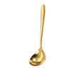 Large 304 Stainless Steel Ladle - Long Handle, Thick & Deep Design for Soup, Serving, Porridge, and Hot Pot.