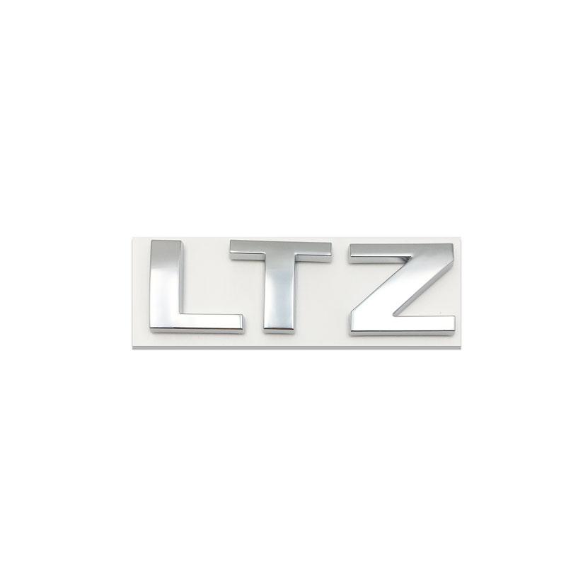 3D ABS (Plastic) Car Styling Car Side Fender Tail Trunk Decal Sticker Badge For Chevrolet SILVERADO LTZ LT Letters Logo Sticker