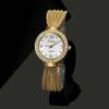 Luxury Fashion Women's Quartz Watch Version Creative Girls' Watch Fashion Mesh Strap Ladies Bracelet Watch