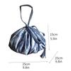 Drawstring Makeup Bag,20 Inch Travel Cosmetic Bag,Opens Flat For Easy Access