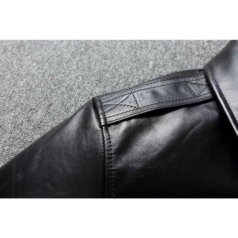 Chinese Size Classic A2 Genuine Horsehide Flight Suit Jacket Aviator Coats Genuine Leather Jacket Men Motorcycle Jackets Autumn