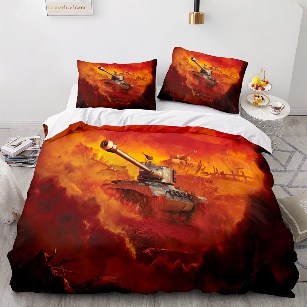 The Tank Bedding Sets Soft Bed Cover Comforter Duvet Cover Pillow Case 2-3 Pieces Sets Teenagers Children's Gifts Bedroom Decor