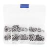 Garosa 300pcs External Tooth Washers Assortment Kit M2.5-M8 Stainless Steel Anti Loose Gasket Washers