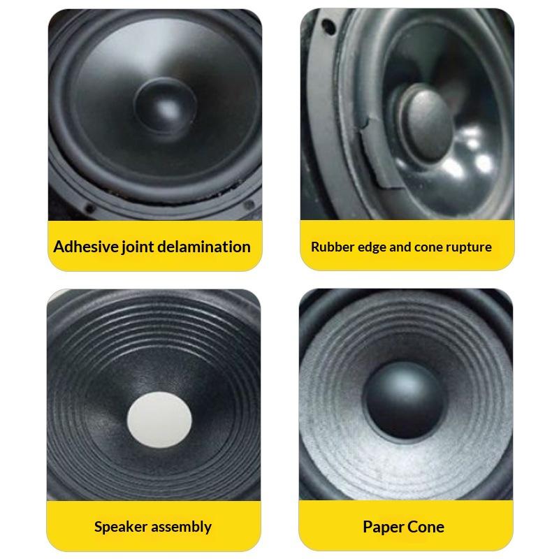 Speaker Foam Surround Repair Glue Heavy Duty Adhesive for Edge and Dust Cap Bonding Home Audio Restoration Kit
