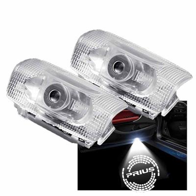 Ltsplay Prius 30 Series Courtesy Door Welcome Lights with Logo Projection 50 Series Prius Alpha Courtesy Lights with Adjustable Set of 2 ZVW51 Lamps,