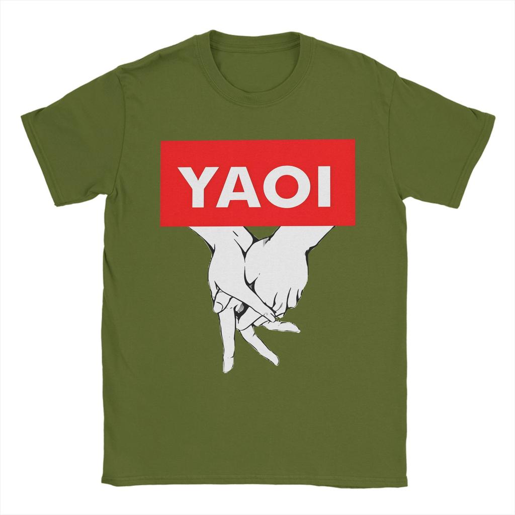 I Love Yaoi T Shirt Hip Hop T Shirts Short Sleeve Vintage Tshirt Summer 100 Cotton O-Neck Oversized Top Tees