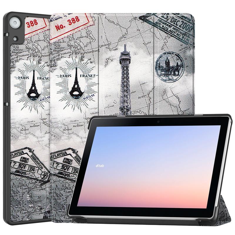 Tablet Case For Funda Docomo Dtab D-51c 2022 Case 10.1 Inch Folding Stand Smart Tablet Shell For Docomo Dtab D-51c Cover Auto Sleep/wake