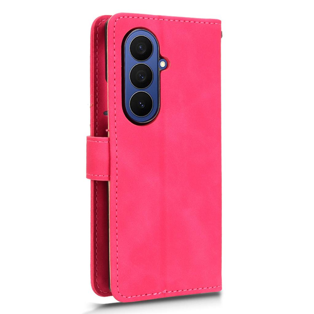 For Samsung Galaxy Z Fold7 5G Leather Case Skin Feel Anti Drop Wallet Flip Phone Cover