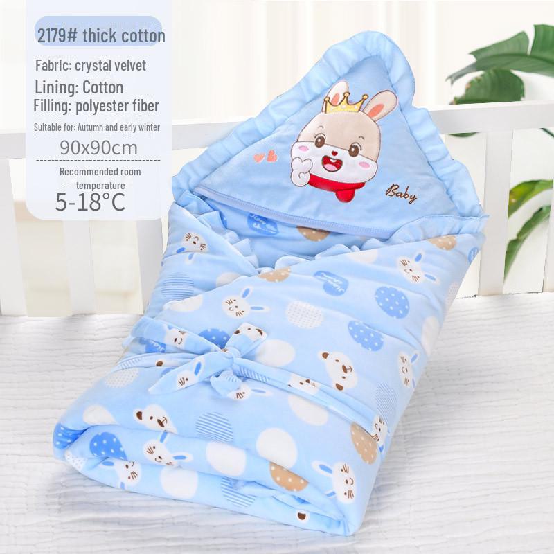 Ganzjahres-Babydecke: Neugeborenen-Wickeltuch, Kreißsaal, Einzeln, Dick für Herbst & Winter