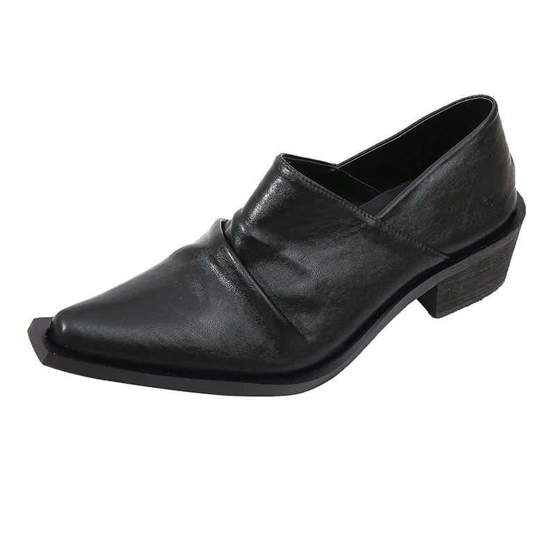 Fashion Pointed Toe Women Loafers Shoes Designer Office Leather Shoes Fashion Dress Summer 2025 Casual Walking Sport Zapatos De Mujer