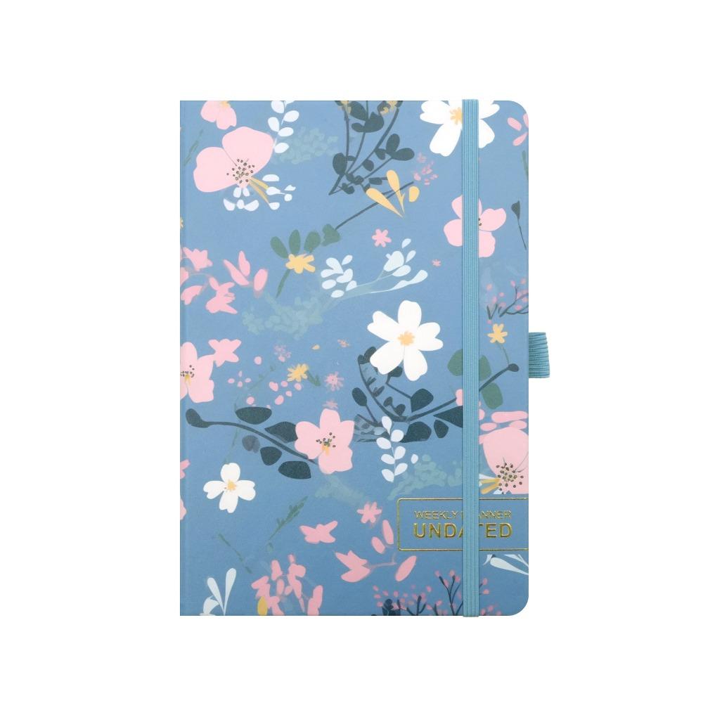 A5 Size Undated Academic Agenda High-Quality Paper Customizable Notebook  Personal Planning