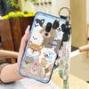 Dirt-resistant Wristband Phone Case For Meizu 15/15 Lite Anti-knock Durable Silicone Anti-dust Cartoon Soft Case Cute