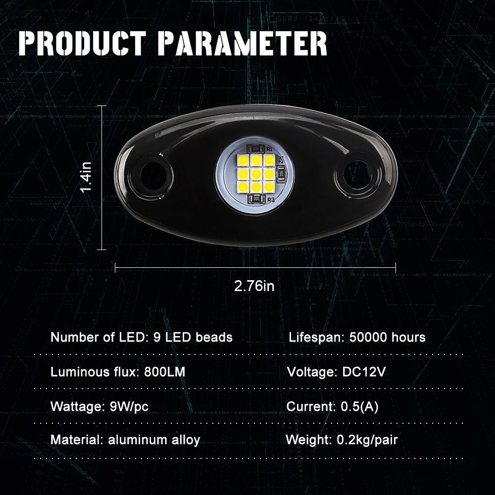 single color All terrain vehicle chassis light for For Jeep car