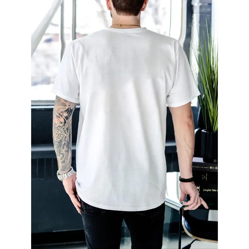 Men's Streetwear-Inspired Cartoon Bear T-Shirt | Versatile Crew Neck | Summer-Ready Short Sleeves | Trendy Casual Wear T-Shirts Men’s