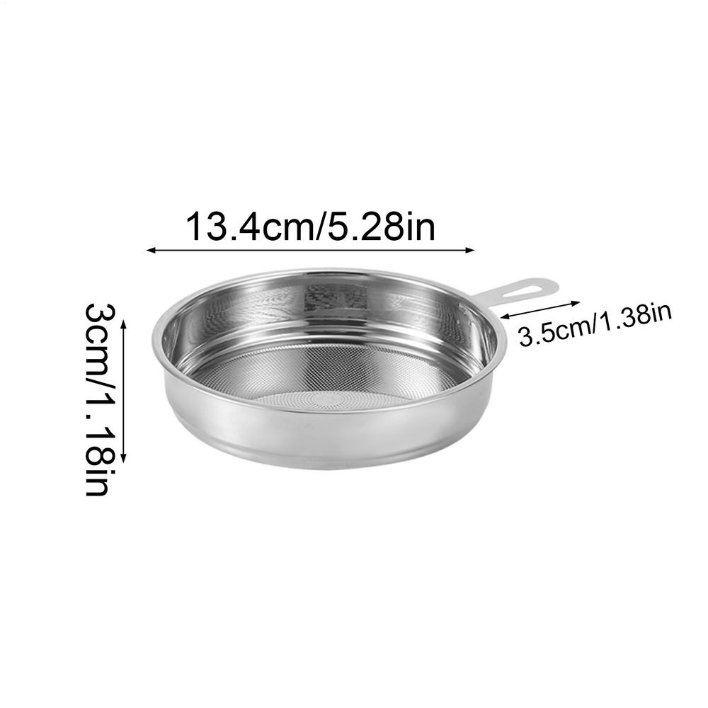 

Cooking Oil Strainer Stainless Food Grade Separator Fry Oil Filter for Kitchen Tea Pot Food Matcha Juicing Baking