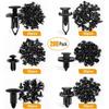 200-Piece Car Clip Set for Ford, Toyota, Honda, GM Bumper & Fender Liner Rivets