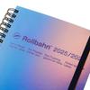 Delfonics Planner 2025-2026 Edition (Starts March 2025) Rollbahn Metallic Large Diary, Monthly Planner (Polarized)