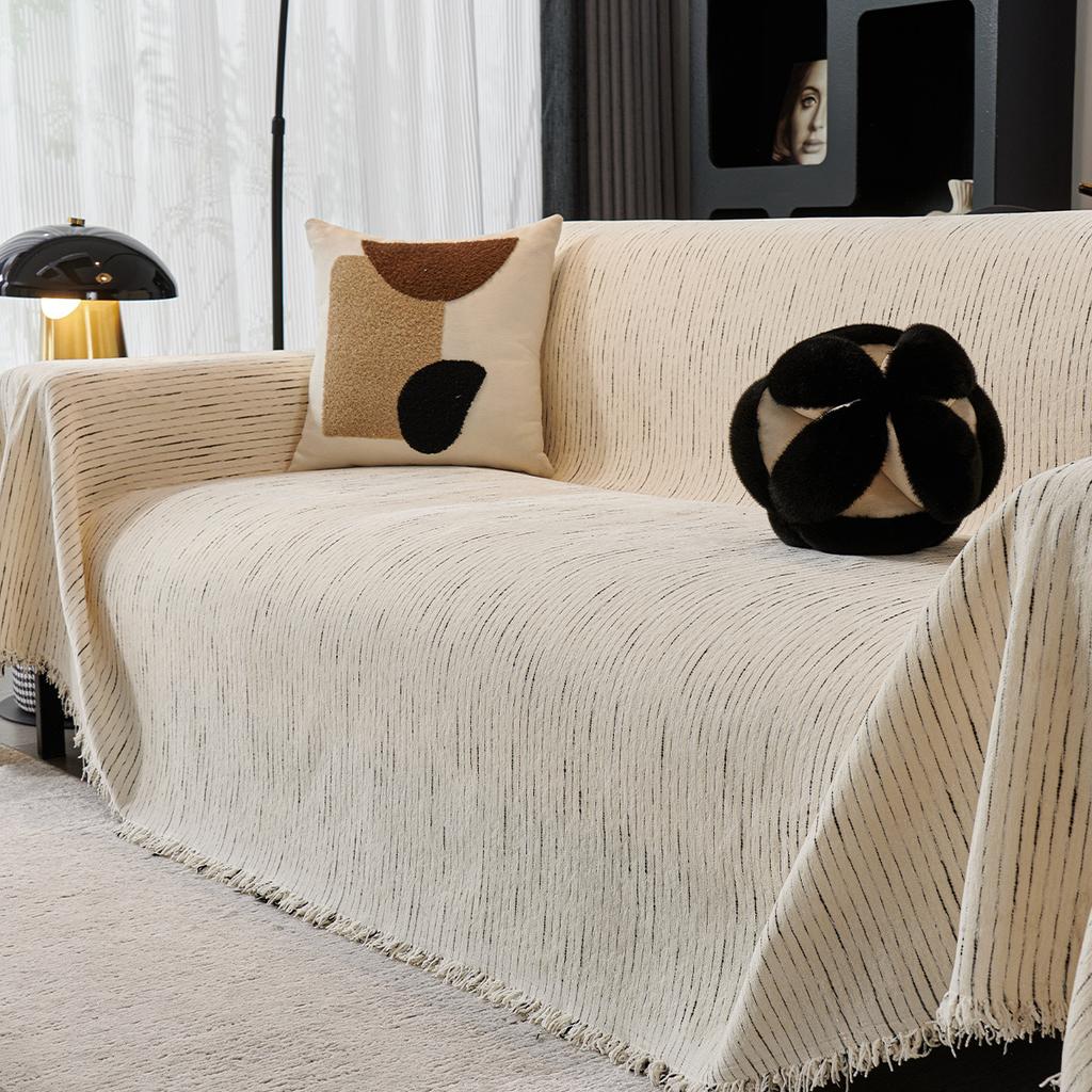 Einfacher moderner Sofabezug All-inclusive-Bezug Sofa-Handtuch Rutschfest und schmutzabweisend Vier-Jahreszeiten Universal-Sofabezug Stoff Hochwertig