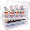 2 Tier Cupcake Storage Box Transparent Cupcake Containers Cupcake  Holder Cupcake Carrier  Party
