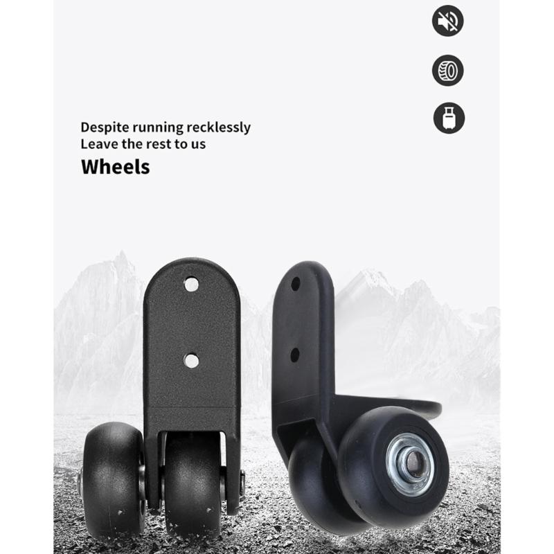 1 Pair Practical Suitcases Wheels Replacement Spare Castor for Luggages Accessories Replace Wheel Easy Install