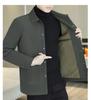 Modische Mitteldicke Revers-Top-Jacke für Herren - Warmes Plus Samt für Herbst/Winter