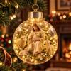 Tröstendes Geschenk für Mama Oma Beleuchtetes christliches Schriftstück Andenken, Leuchtendes religiöses Hängeornament mit Bibel Taufe Konfirmation