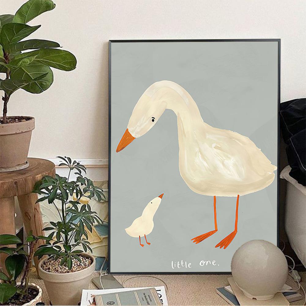 

1 шт., скандинавский мультфильм, лиса, кролик, детский сад, плакат, наклейки, художественные настенные фрески, декор, декор игровой комнаты, подарки, кавайная HD-картина, кошка 21*30cm No Frame