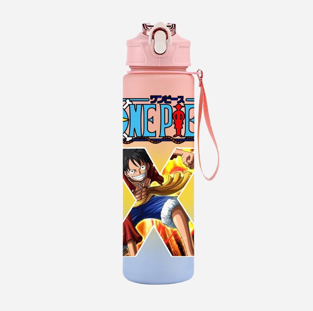 Anime A-Z English Letter Printed Character Colorful Water Cup Demon Hunters Large Capacity Outdoor Drinking Bottle Boy Girl Gift