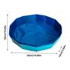 Dog Swimming Pool PVC Foldable Dog Bath Tub Travel Doggie Swimming Pool For Outdoor Backyard Camping Beach RV Park Summer Home