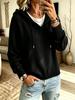 Hooded Warm Sweater - Casual Spring/Autumn, European & American Style, Popular Now in Stock