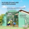 6 x 3 x 2m Walk-in Outdoor Garden Greenhouse Polytunnel with Door and Windows