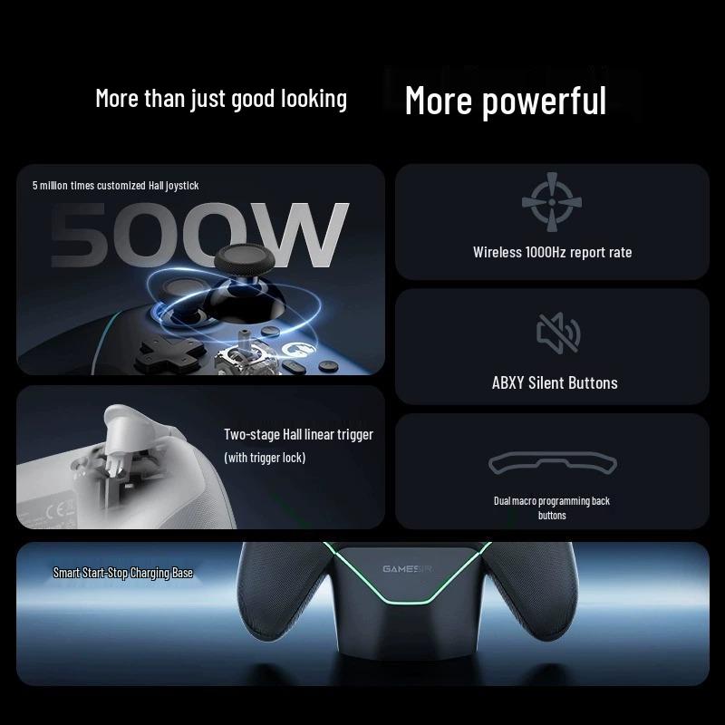 GameSir Supernova Wireless Game Controller for Switch, Steam, and PC.