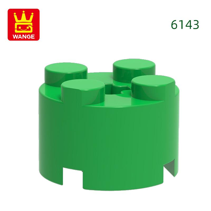 Non-Toxic 98Pcs/Lot 6143 3941 Cylindrical Block Moc 2X2 Parts Compatible With Arc-Shapes Brick Diy Children'S Assembly Toys Gift Box